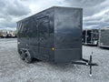 Homesteader 7 x 14 Enclosed Cargo Trailer – Black Trim OHV image 0