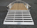 Sport Haven 6×12 Aluminum Utility Trailer – Bi-Fold Ramp Gate image 0