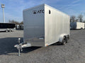 ATC 7 x 14 Enclosed Aluminum V-Nose Trailer – Aluminum Wheels image 0
