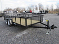 Premier 7 x 16 Landscape Utility Trailer – HD Ramp Gate image 0