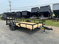 Big Tex 7 x 12 Landscape Utility Trailer – Rear Ramp Gate image 0