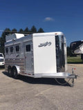 2018 Platinum Coach 3 Horse Bumper Pull image 0