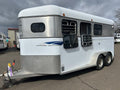 2000 Morgan Built 3 Horse Bumper Pull Horse Trailer image 0